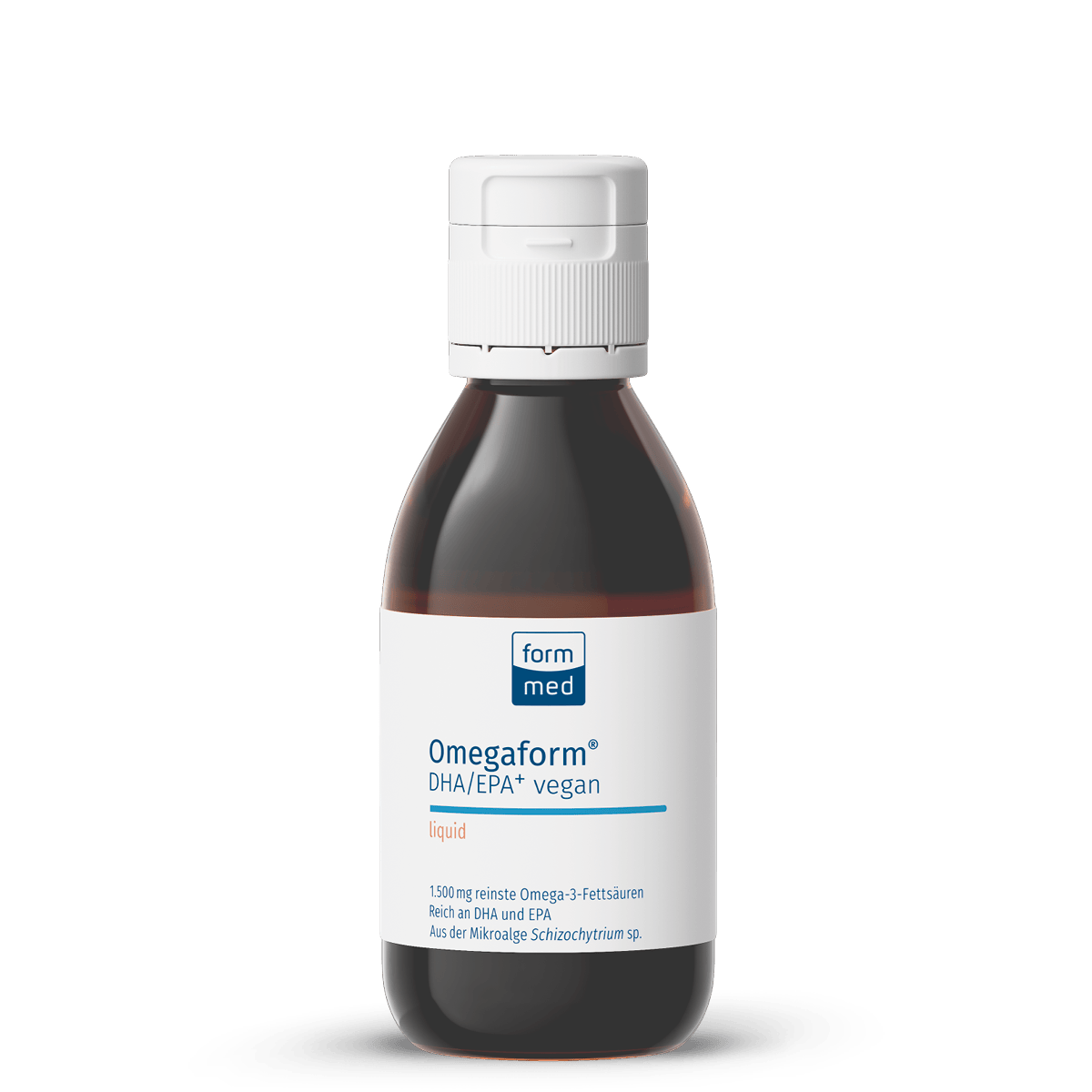 Omegaform_DHA_EPA_vegan_liquid_150ml_Glas Omegaform® DHA/EPA+ vegan liquid