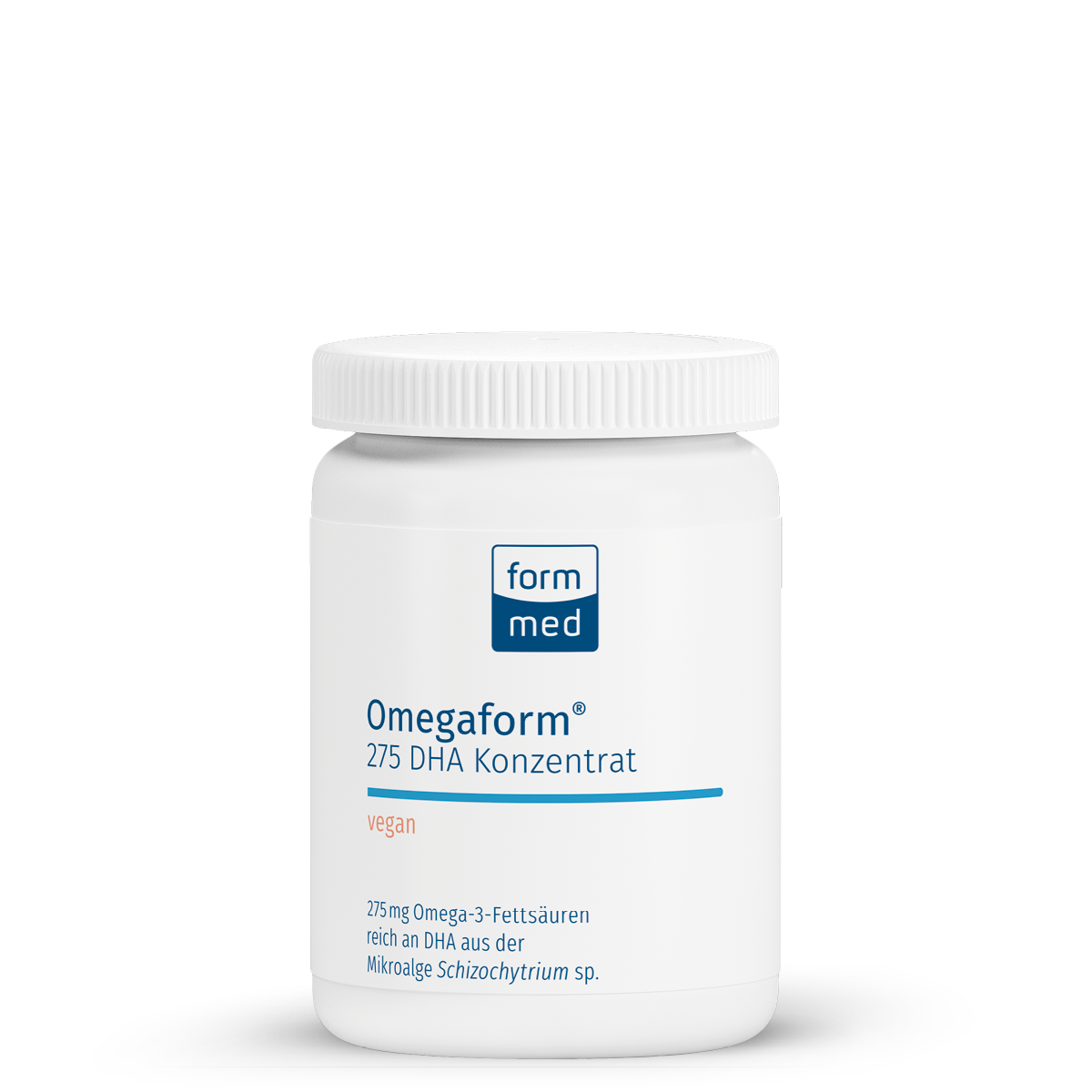 Omegaform® 275 DHA Konzentrat vegan (ehem. Omegaform® 250 DHA Konzentrat vegan) Omegaform® 275 DHA Konzentrat vegan (ehem. Omegaform® 250 DHA Konzentrat vegan)